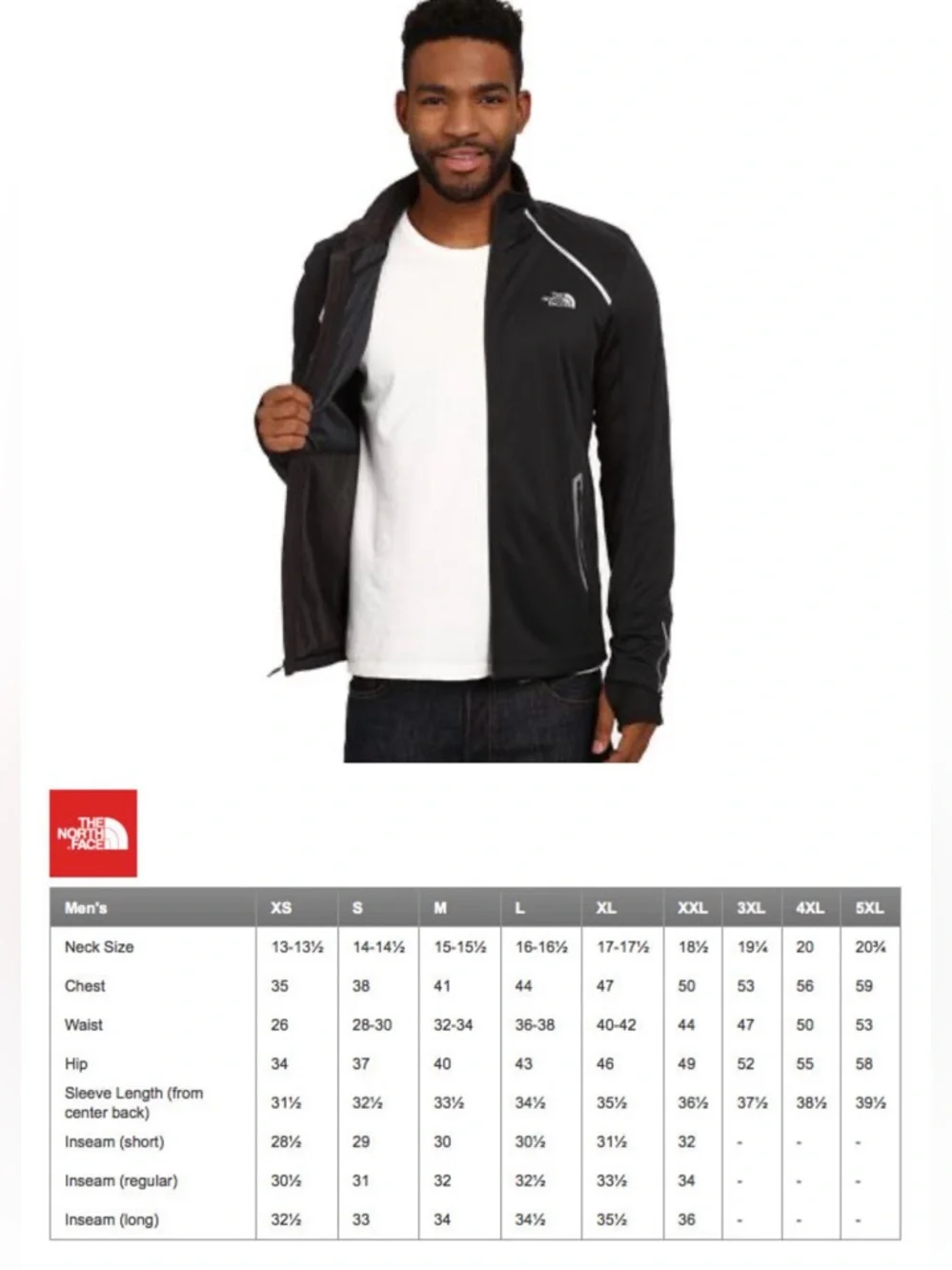 The North Face Men’s Black Lightweight Windstopper Jacket with Reflective Trim